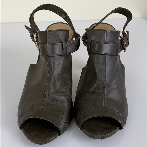 Fioni women’s brown chunk heels size 10 - Picture 2 of 6